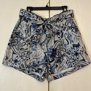 Isle By Melis Kozan Print Shorts